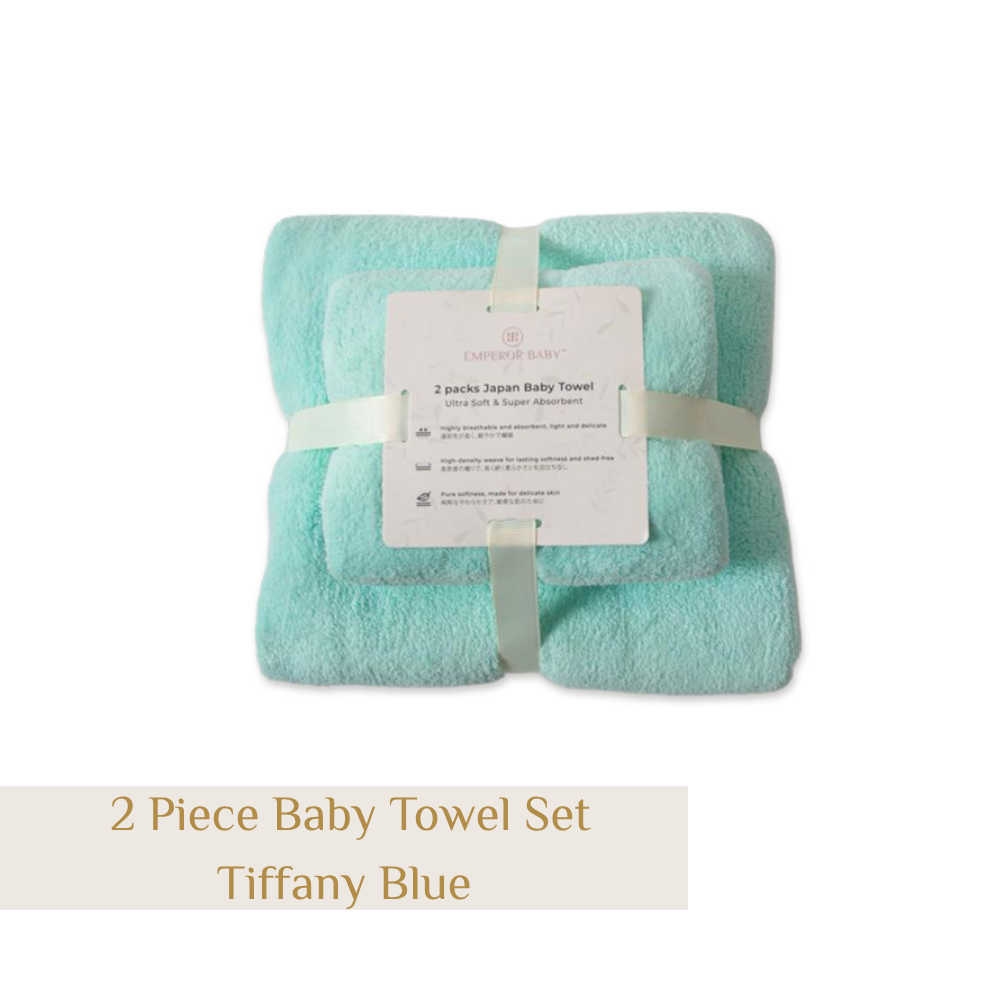 2 Piece Microfiber Baby Towel Set