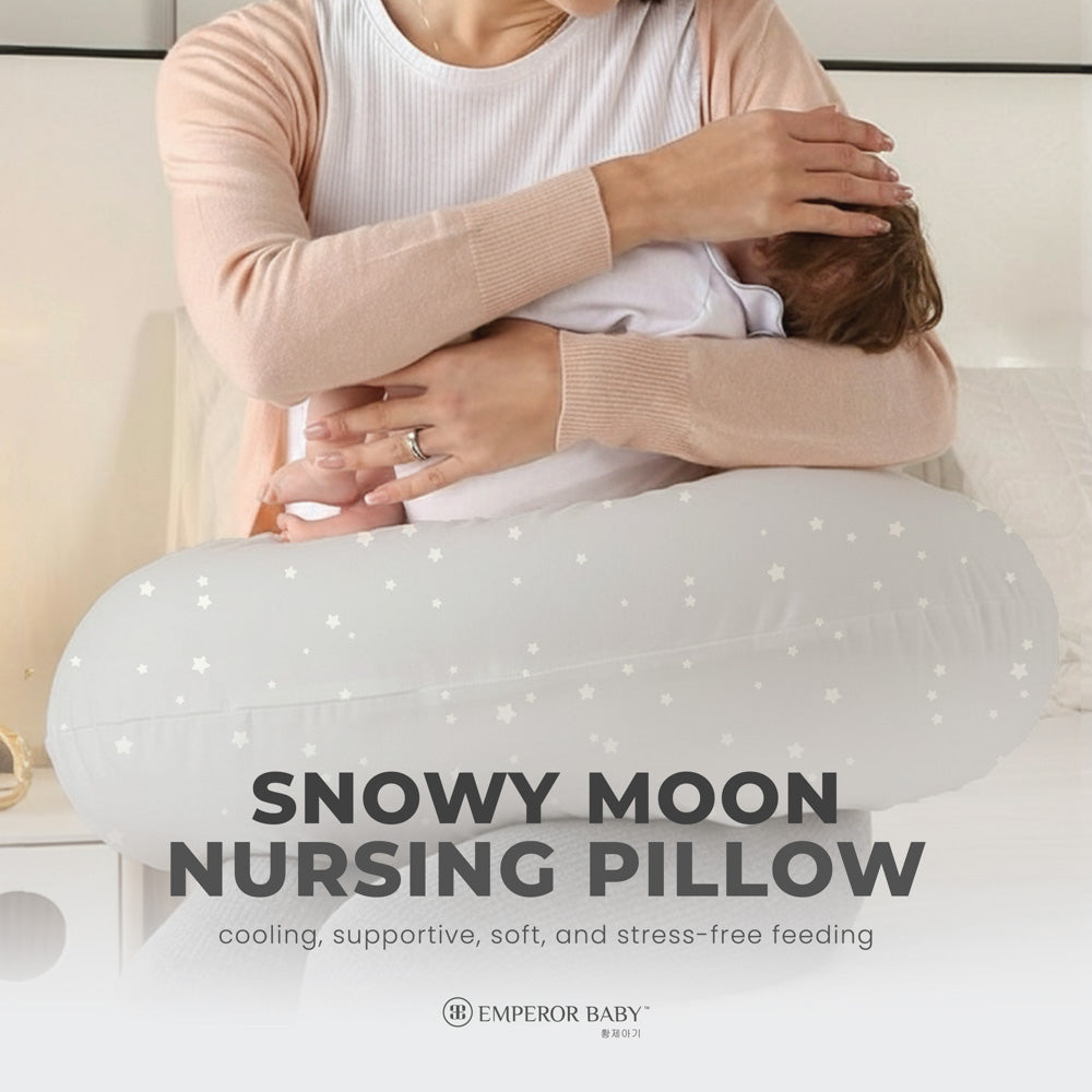 Snowy Moon Nursing Pillow