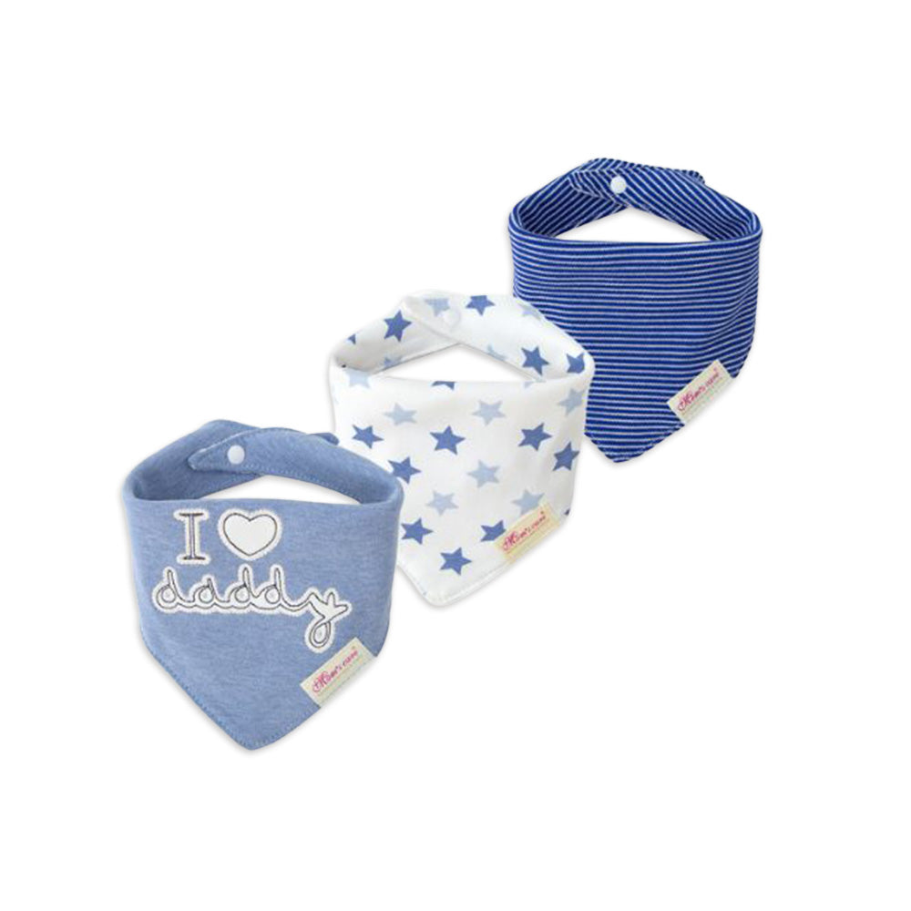 3 pack Cotton Bibs