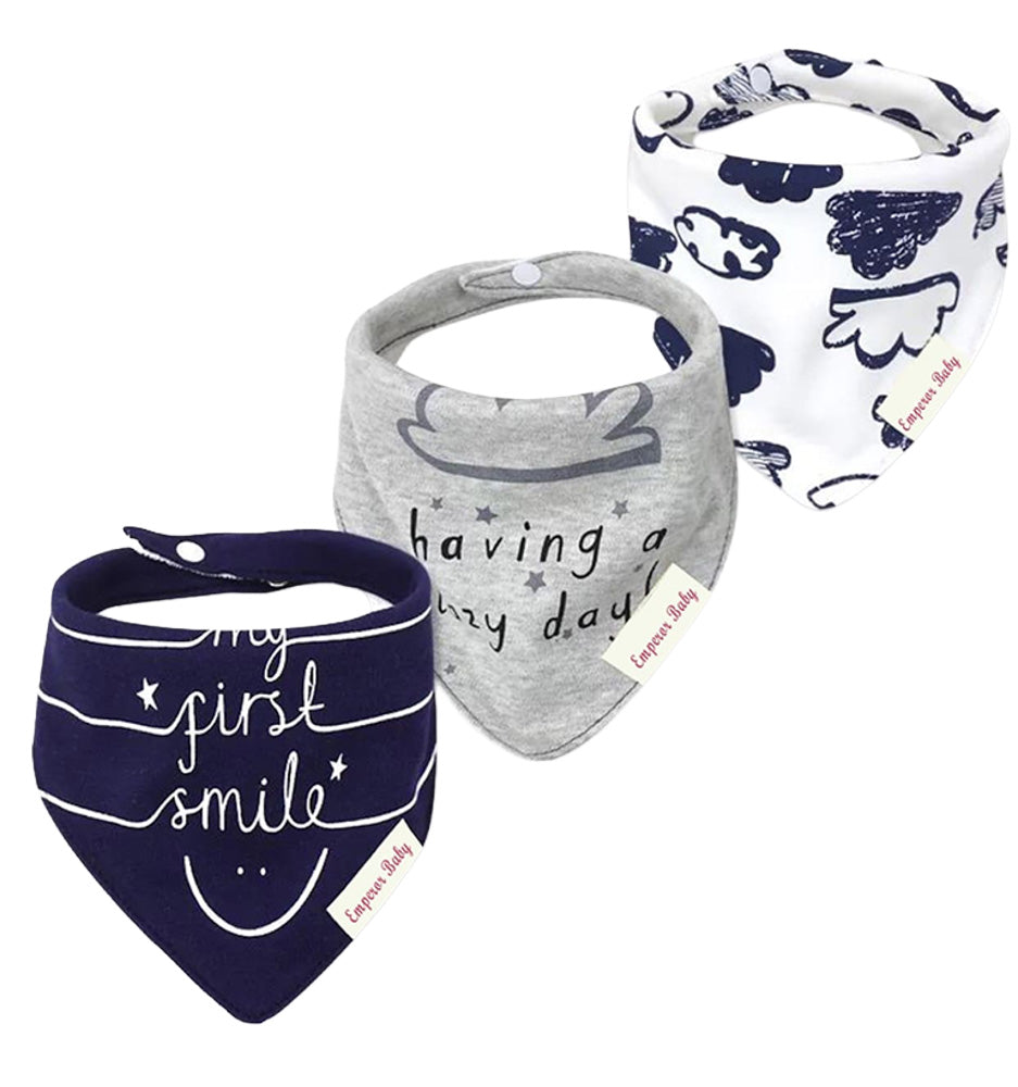 3 pack Cotton Bibs