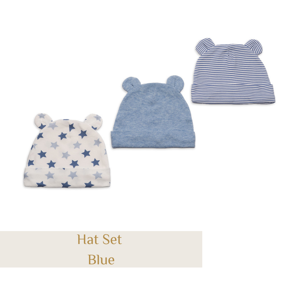 3 Pack of Baby Hats