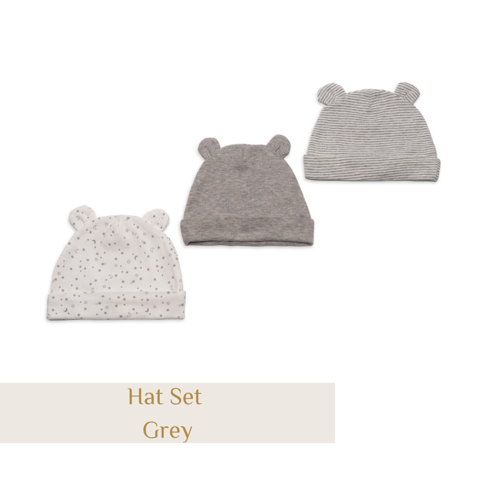 3 Pack of Baby Hats
